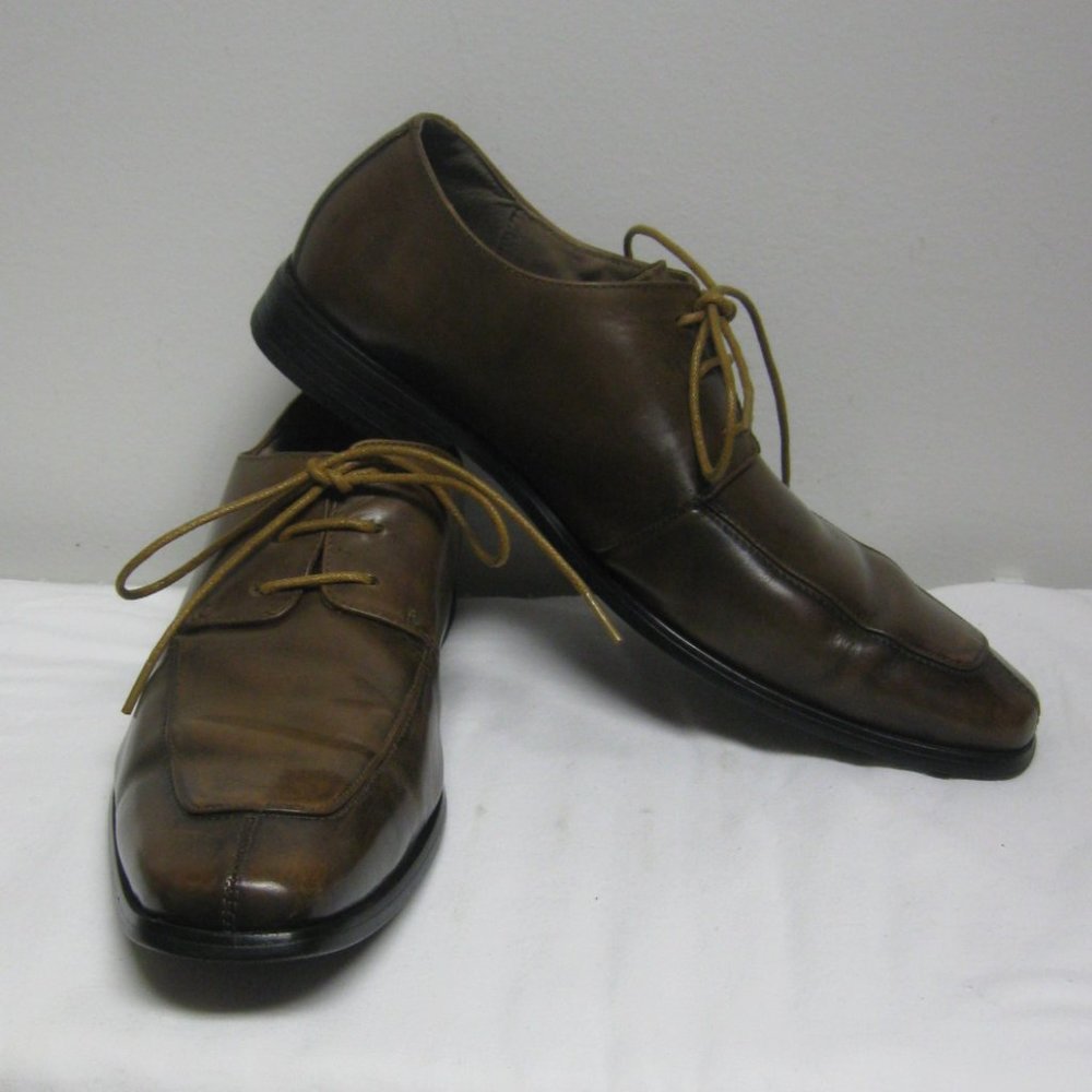 Men's Brown Leather Dress Shoes sz 9 D
